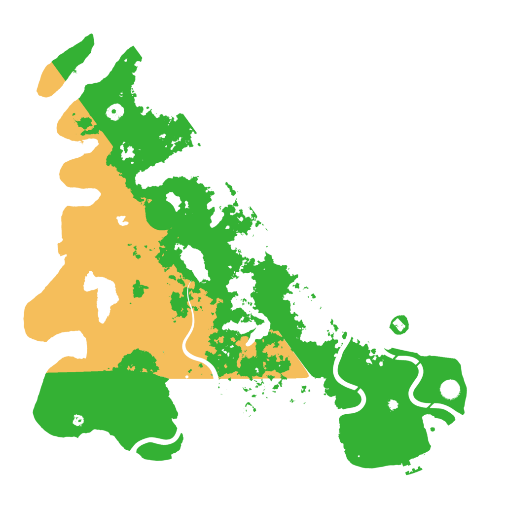Biome Rust Map: Procedural Map, Size: 4500, Seed: 2127059507