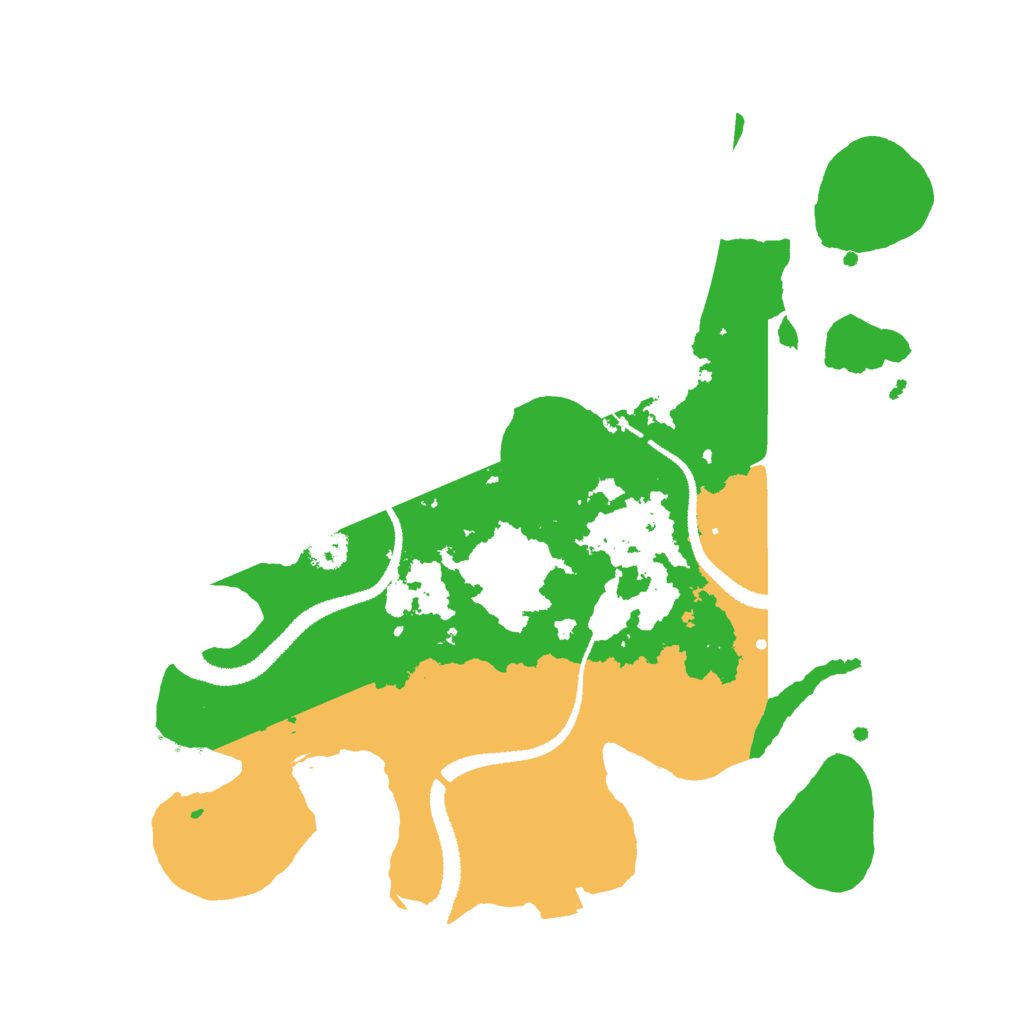 Biome Rust Map: Procedural Map, Size: 2800, Seed: 1023202881