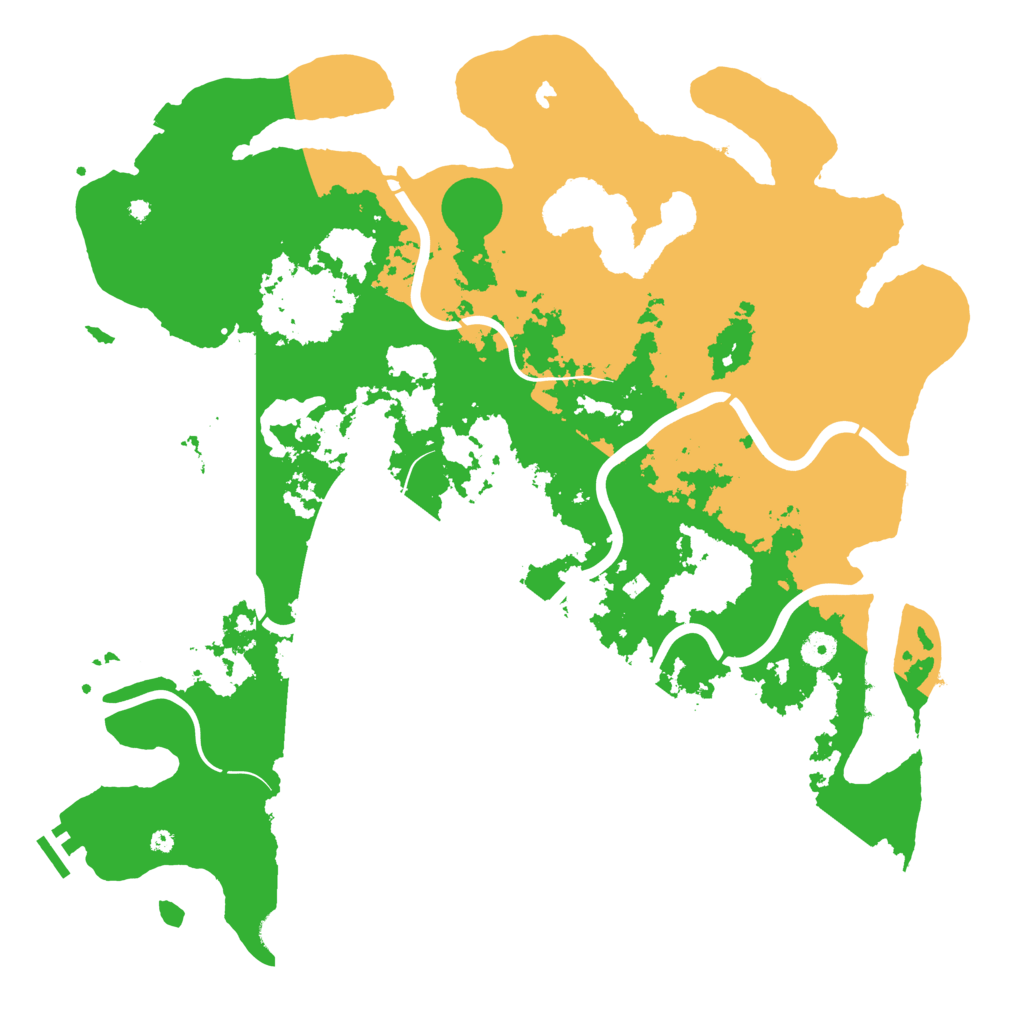 Biome Rust Map: Procedural Map, Size: 4450, Seed: 1632174590
