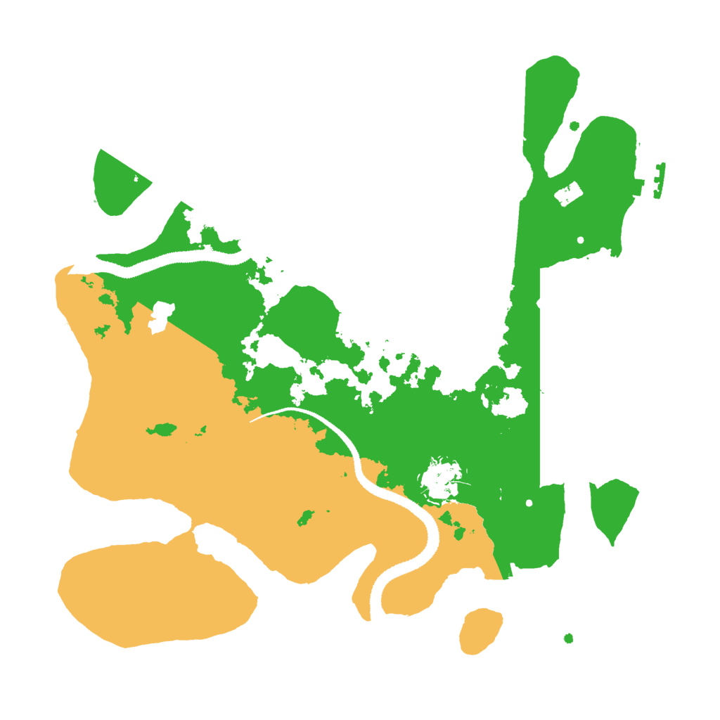 Biome Rust Map: Procedural Map, Size: 3000, Seed: 5206493