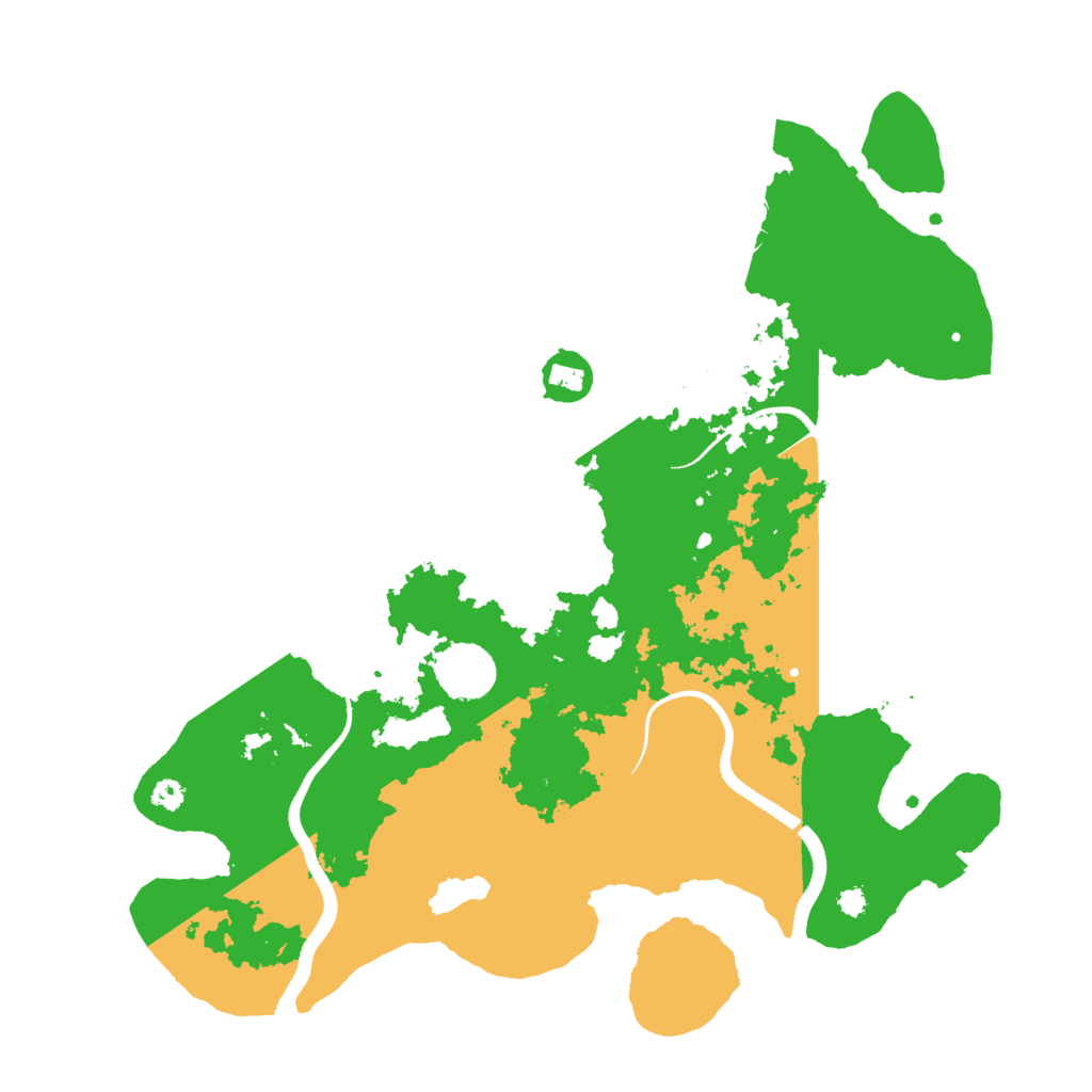 Biome Rust Map: Procedural Map, Size: 3500, Seed: 842066285