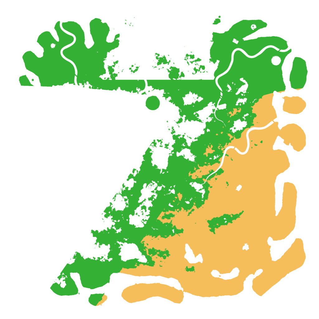 Biome Rust Map: Procedural Map, Size: 6000, Seed: 801317831