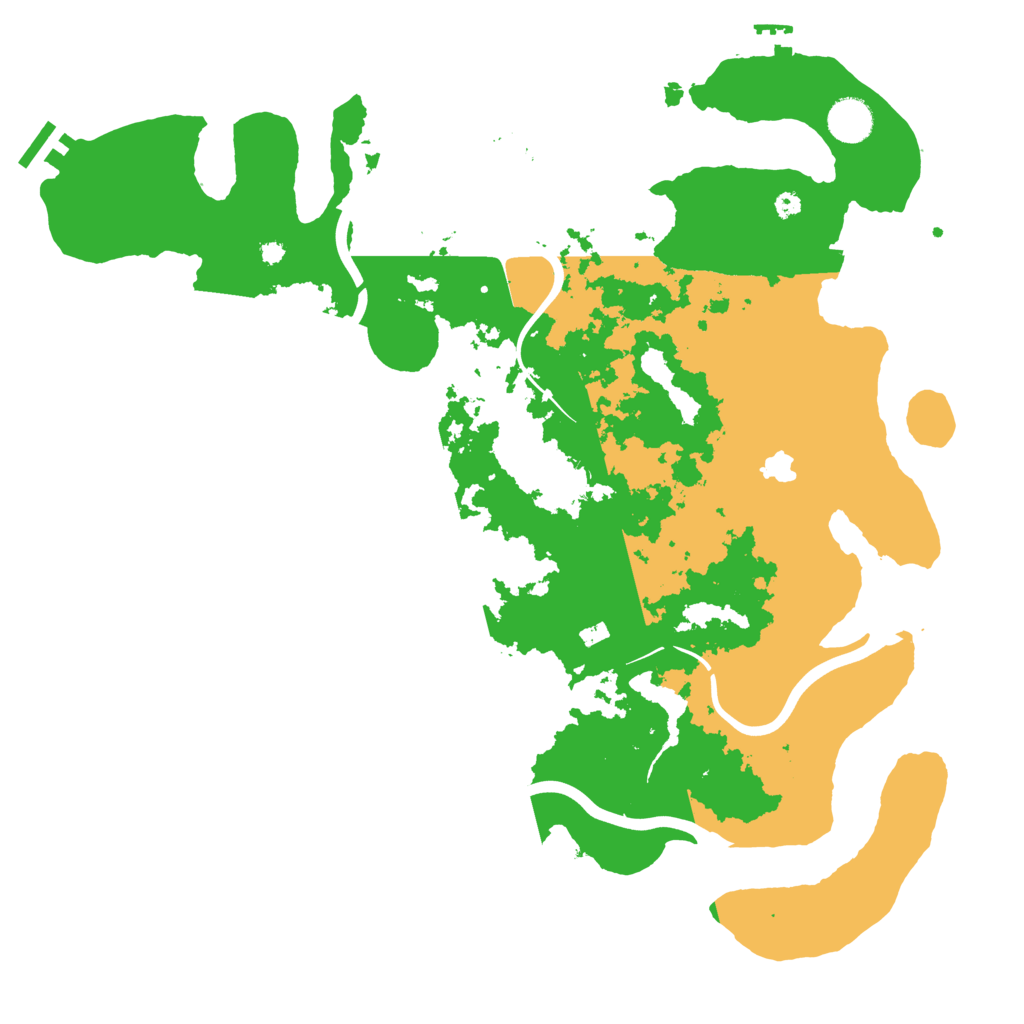 Biome Rust Map: Procedural Map, Size: 4000, Seed: 136631031