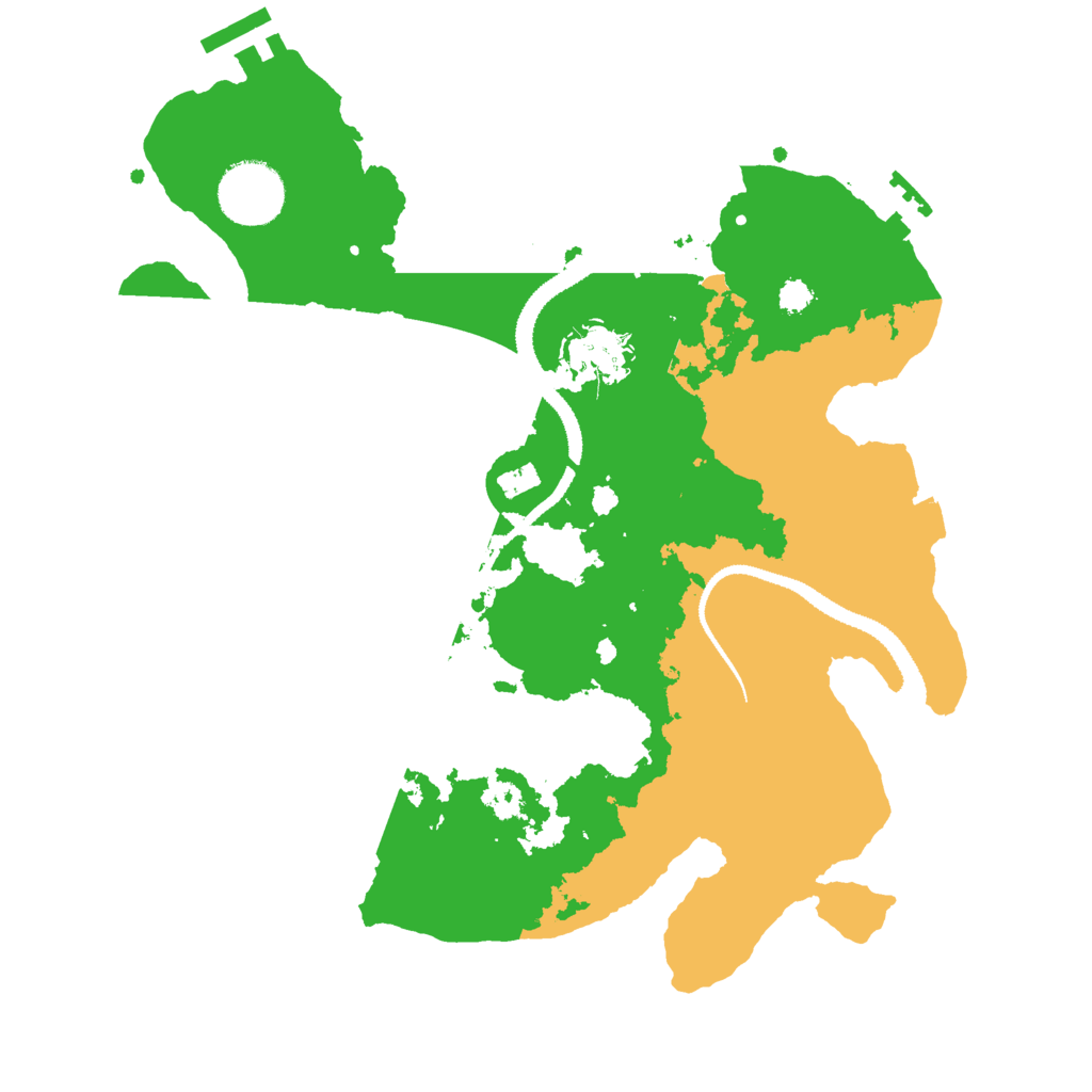 Biome Rust Map: Procedural Map, Size: 3000, Seed: 1835496875