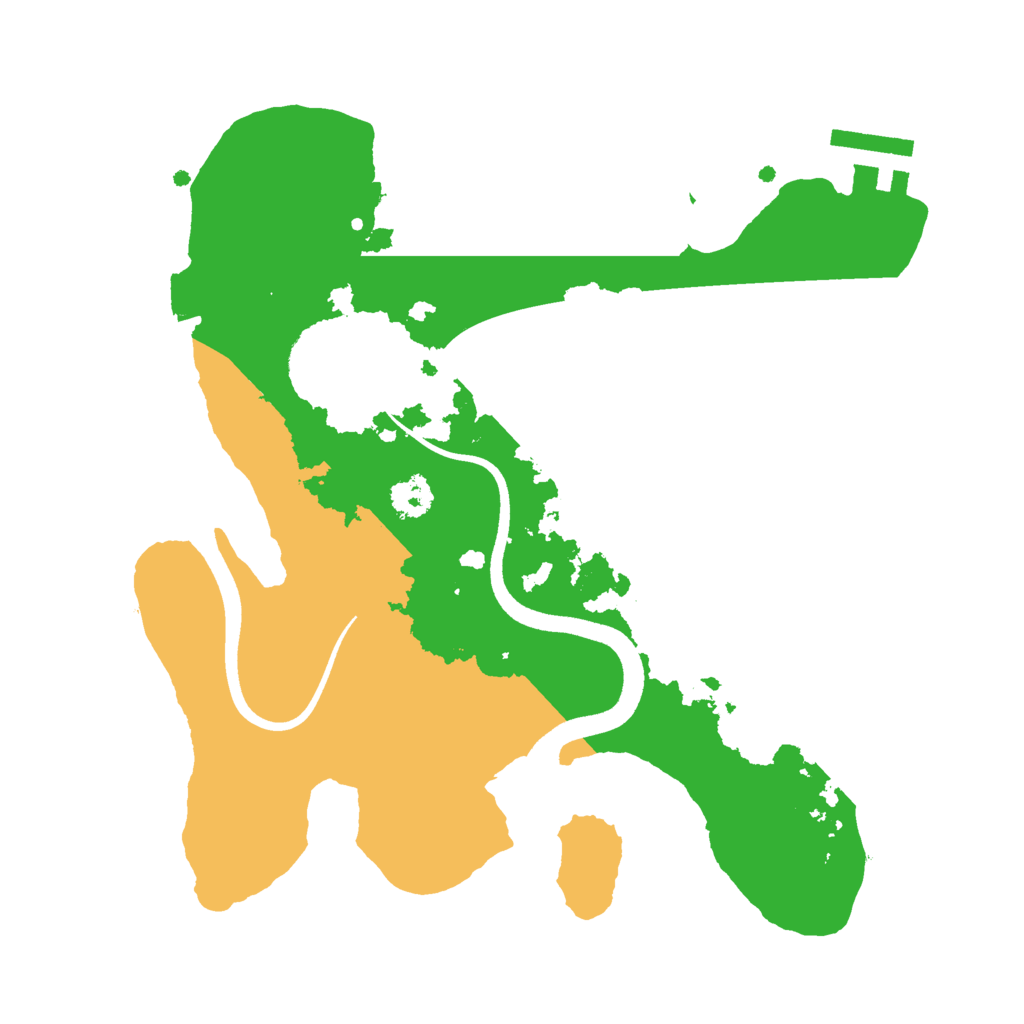 Biome Rust Map: Procedural Map, Size: 2500, Seed: 224556788