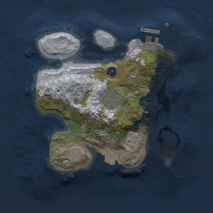 Thumbnail Rust Map: Procedural Map, Size: 2200, Seed: 208423376, 5 Monuments