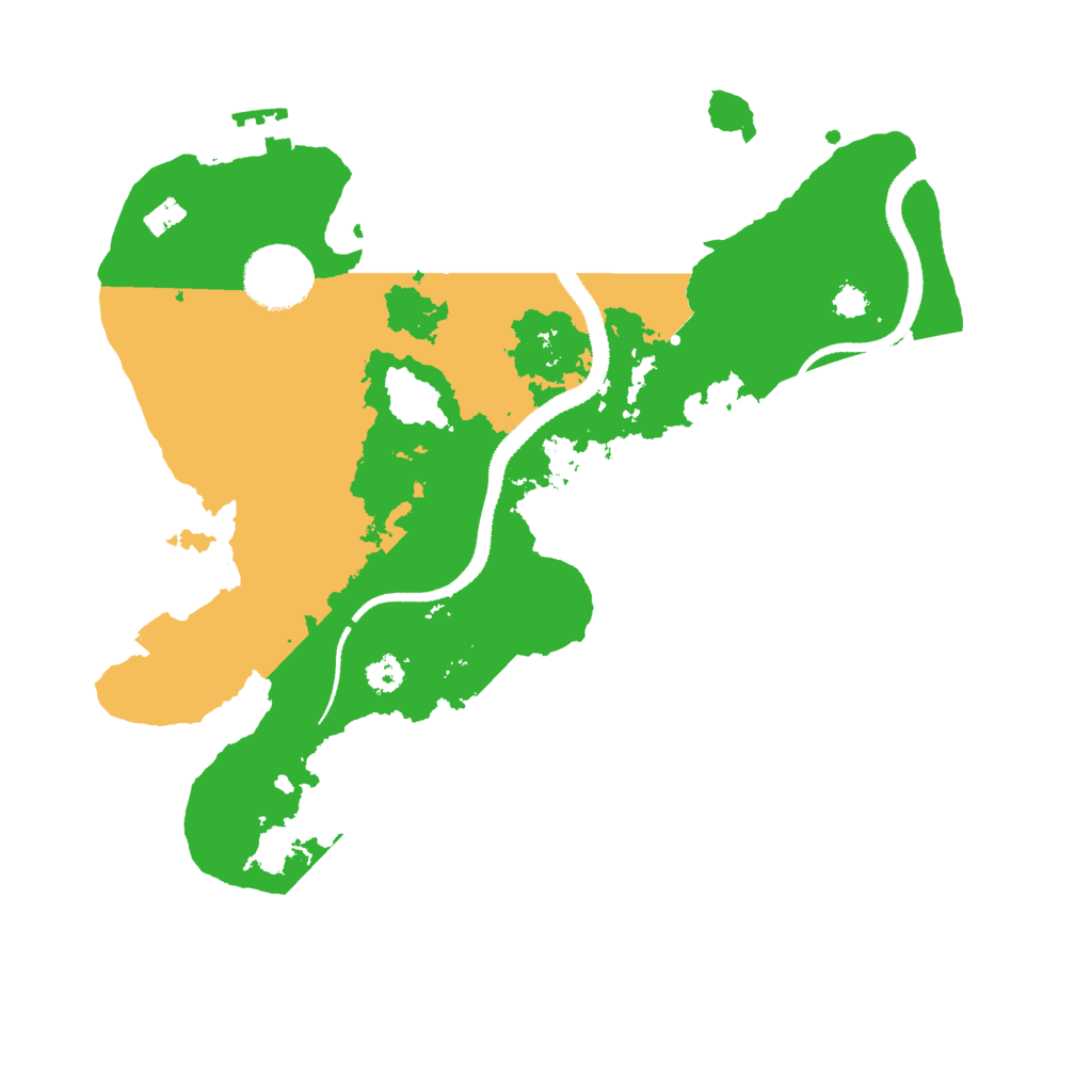 Biome Rust Map: Procedural Map, Size: 3000, Seed: 37966584