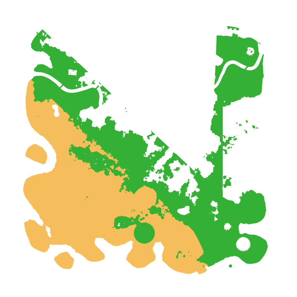 Biome Rust Map: Procedural Map, Size: 3750, Seed: 1216389827