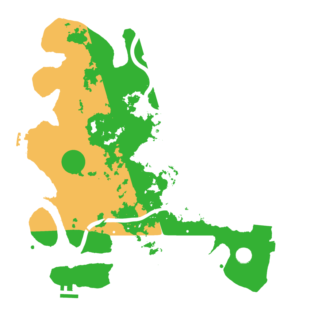 Biome Rust Map: Procedural Map, Size: 3500, Seed: 1883528198
