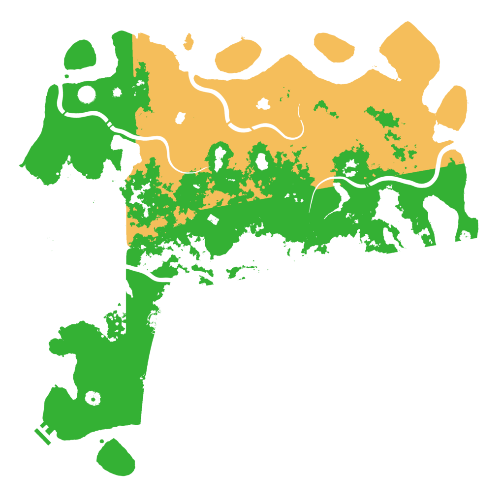 Biome Rust Map: Procedural Map, Size: 5000, Seed: 9246354