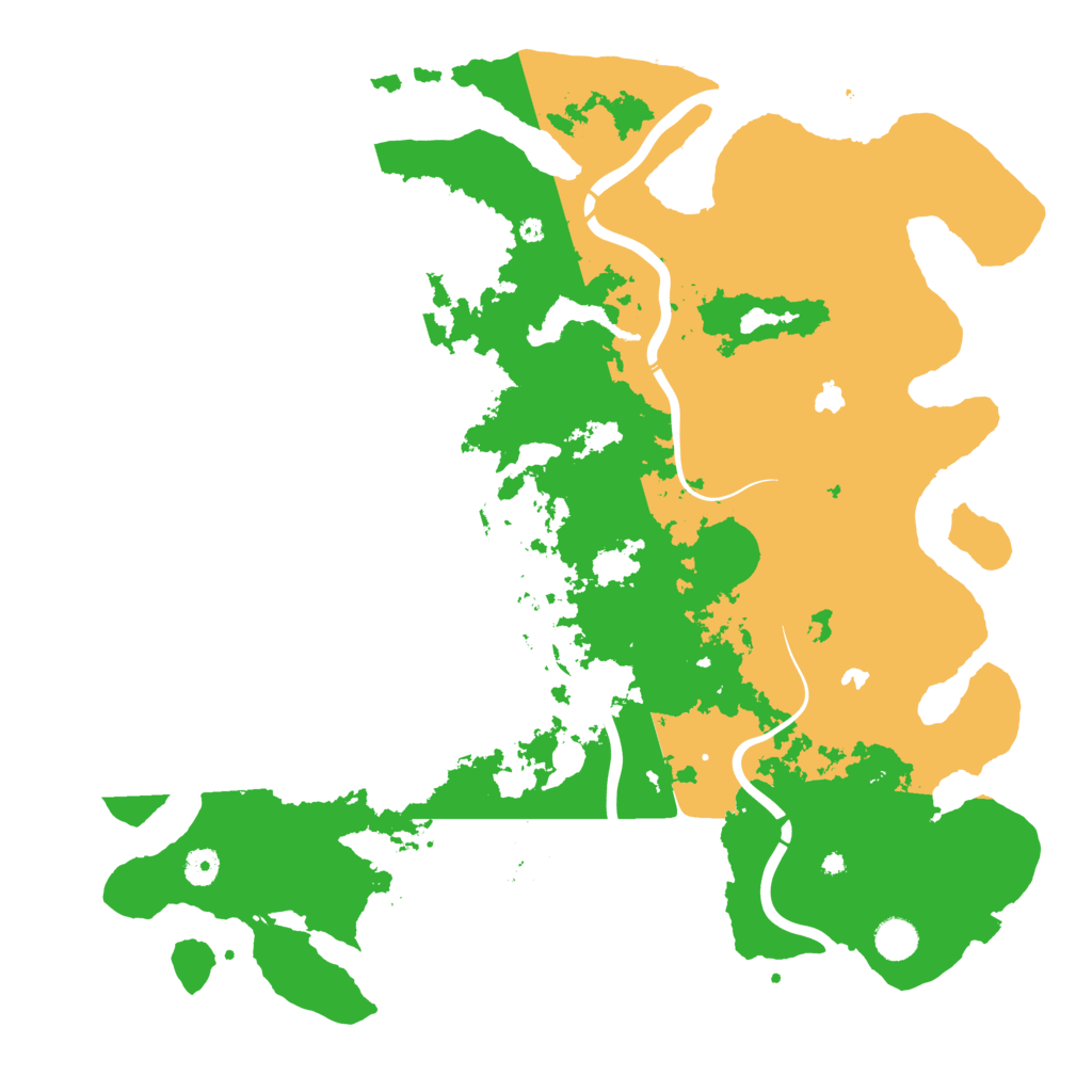 Biome Rust Map: Procedural Map, Size: 4500, Seed: 847185810