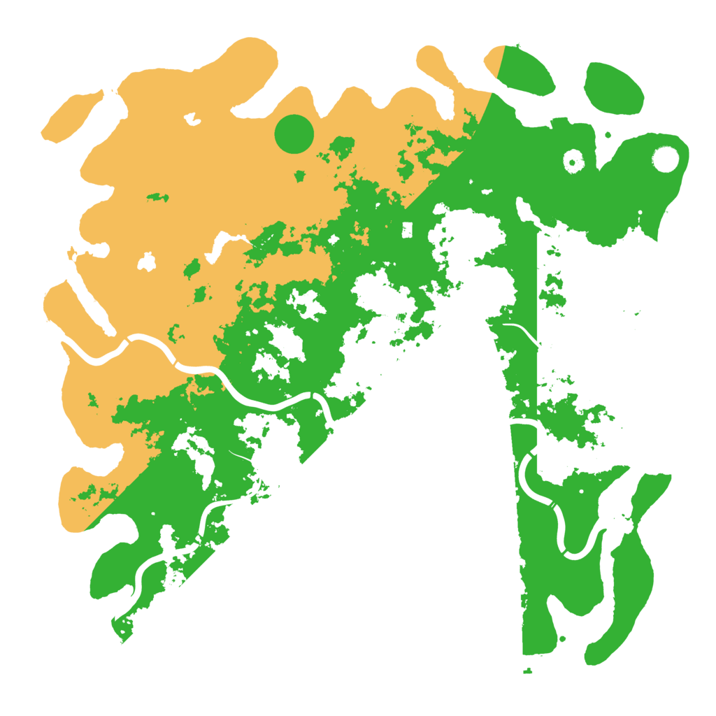 Biome Rust Map: Procedural Map, Size: 4800, Seed: 1831254357
