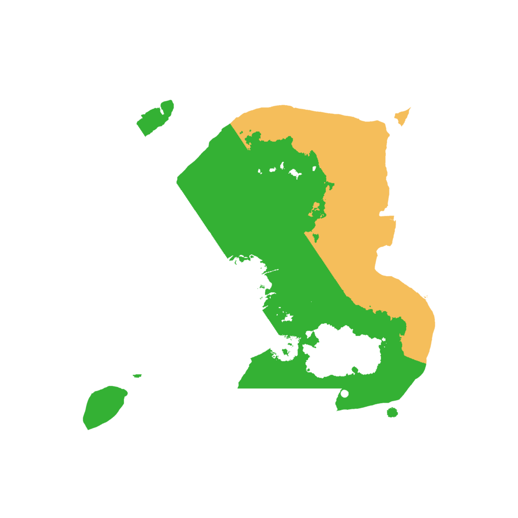 Biome Rust Map: Procedural Map, Size: 2000, Seed: 758315608