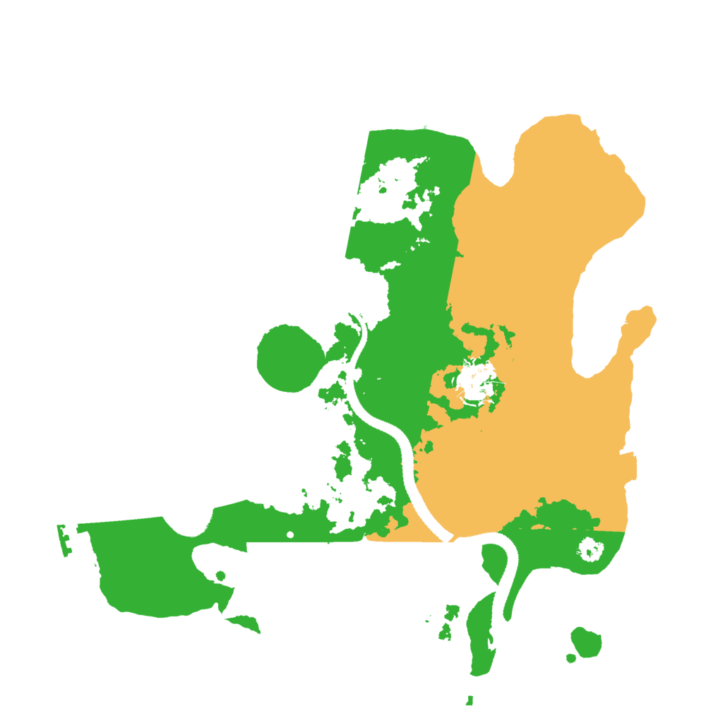Biome Rust Map: Procedural Map, Size: 3000, Seed: 6715