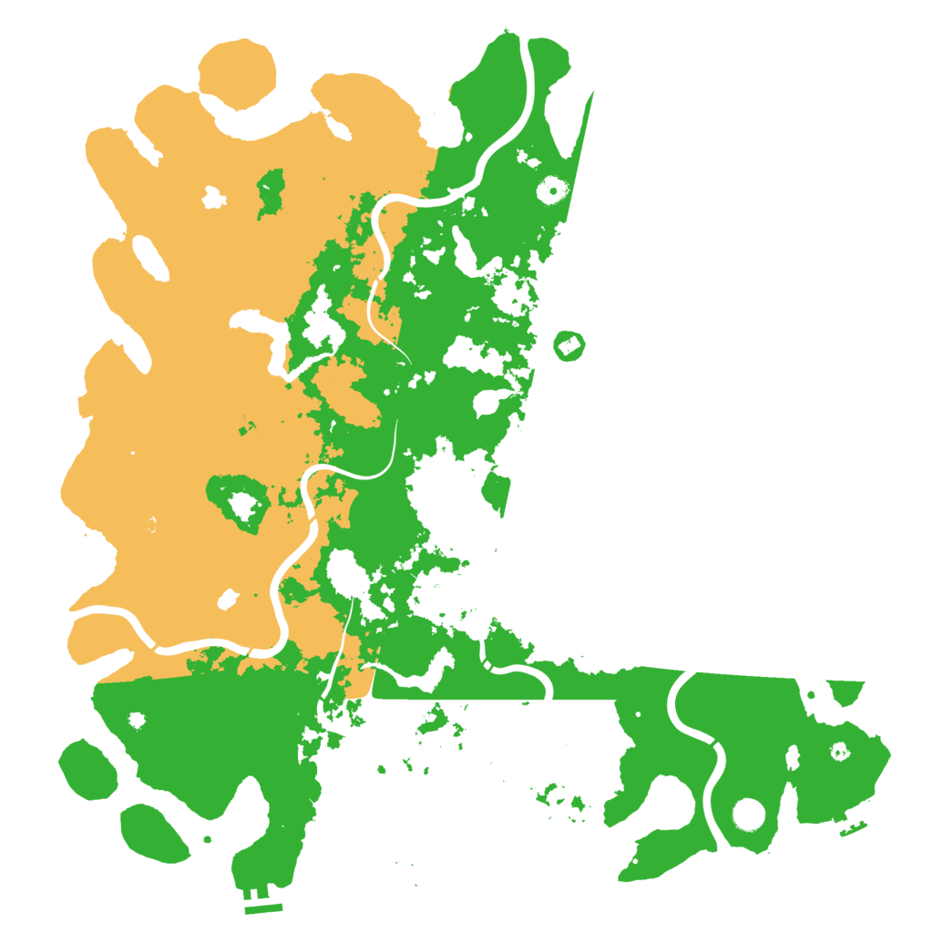 Biome Rust Map: Procedural Map, Size: 5000, Seed: 69567