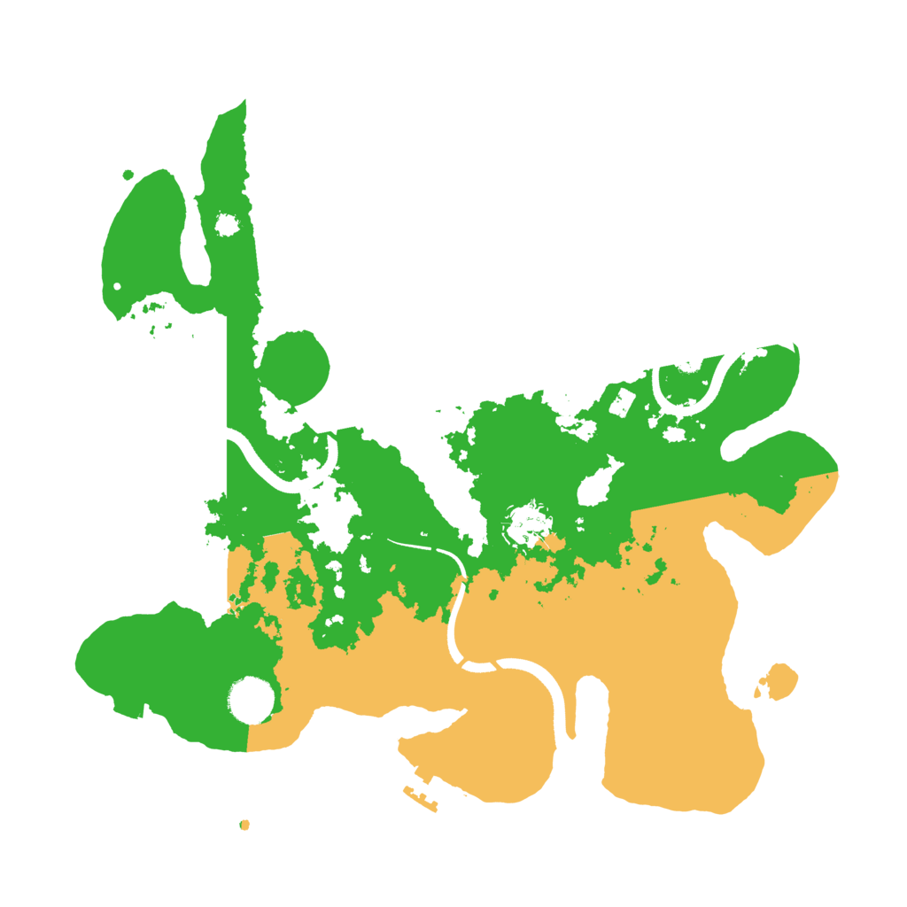 Biome Rust Map: Procedural Map, Size: 3500, Seed: 670629641