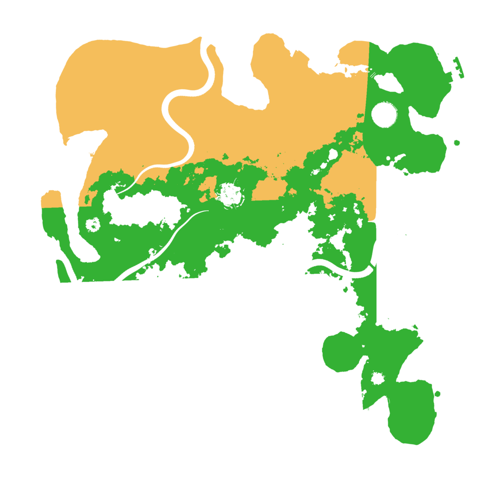 Biome Rust Map: Procedural Map, Size: 3500, Seed: 1711995530
