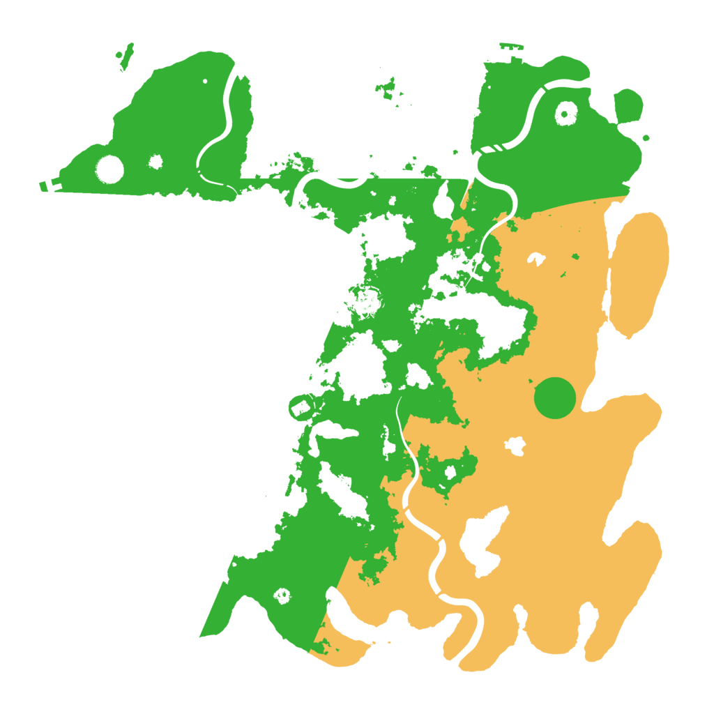 Biome Rust Map: Procedural Map, Size: 4500, Seed: 1347288810