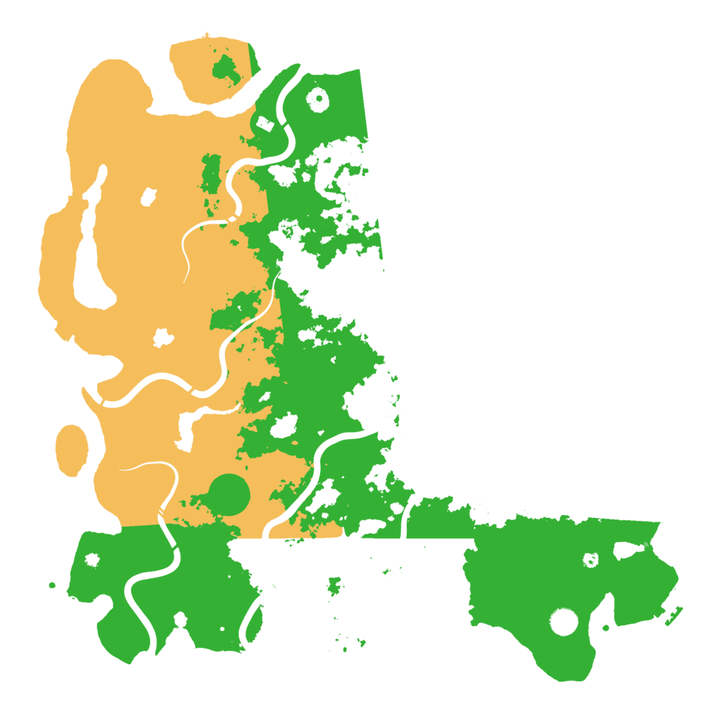 Biome Rust Map: Procedural Map, Size: 4600, Seed: 86553890