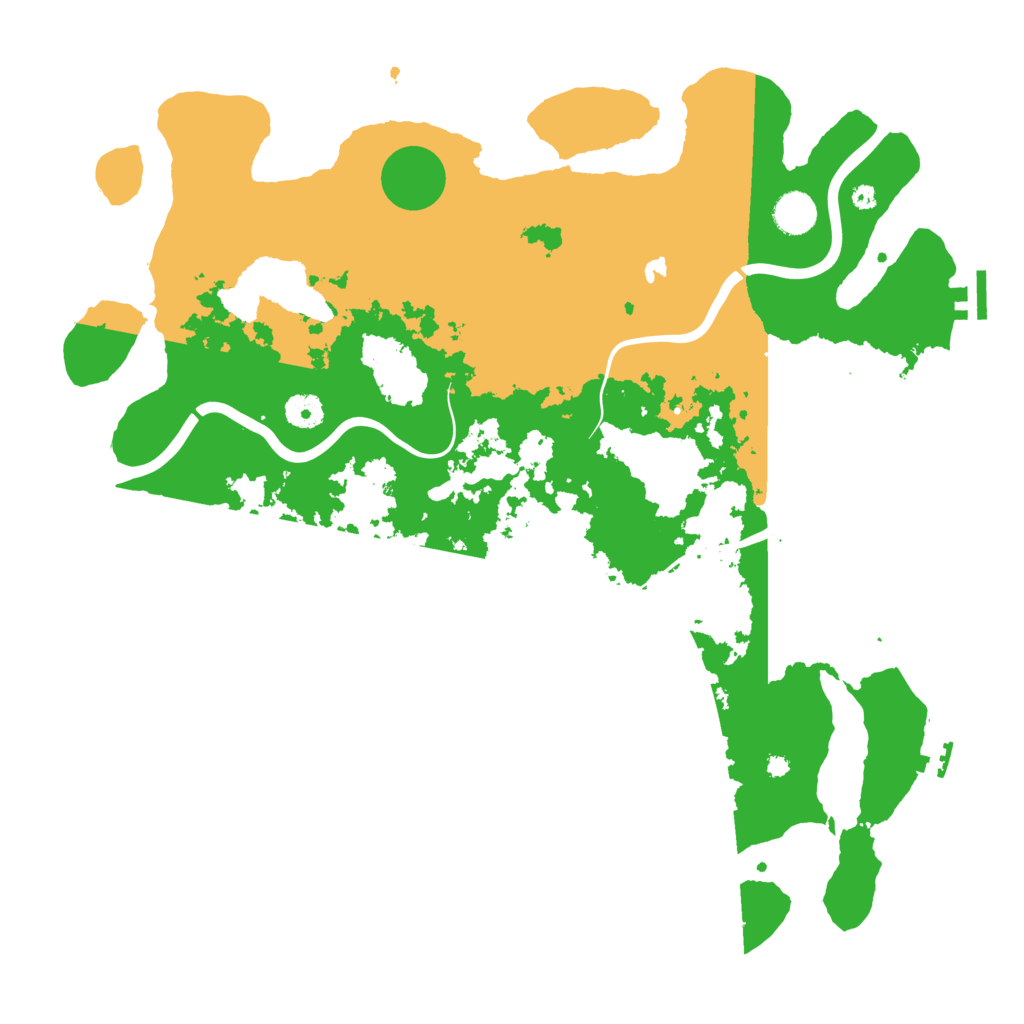 Biome Rust Map: Procedural Map, Size: 4200, Seed: 60090000