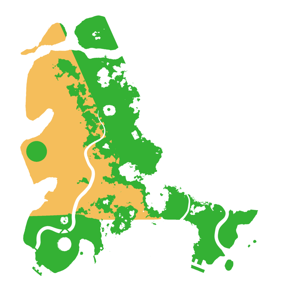 Biome Rust Map: Procedural Map, Size: 3750, Seed: 887965429