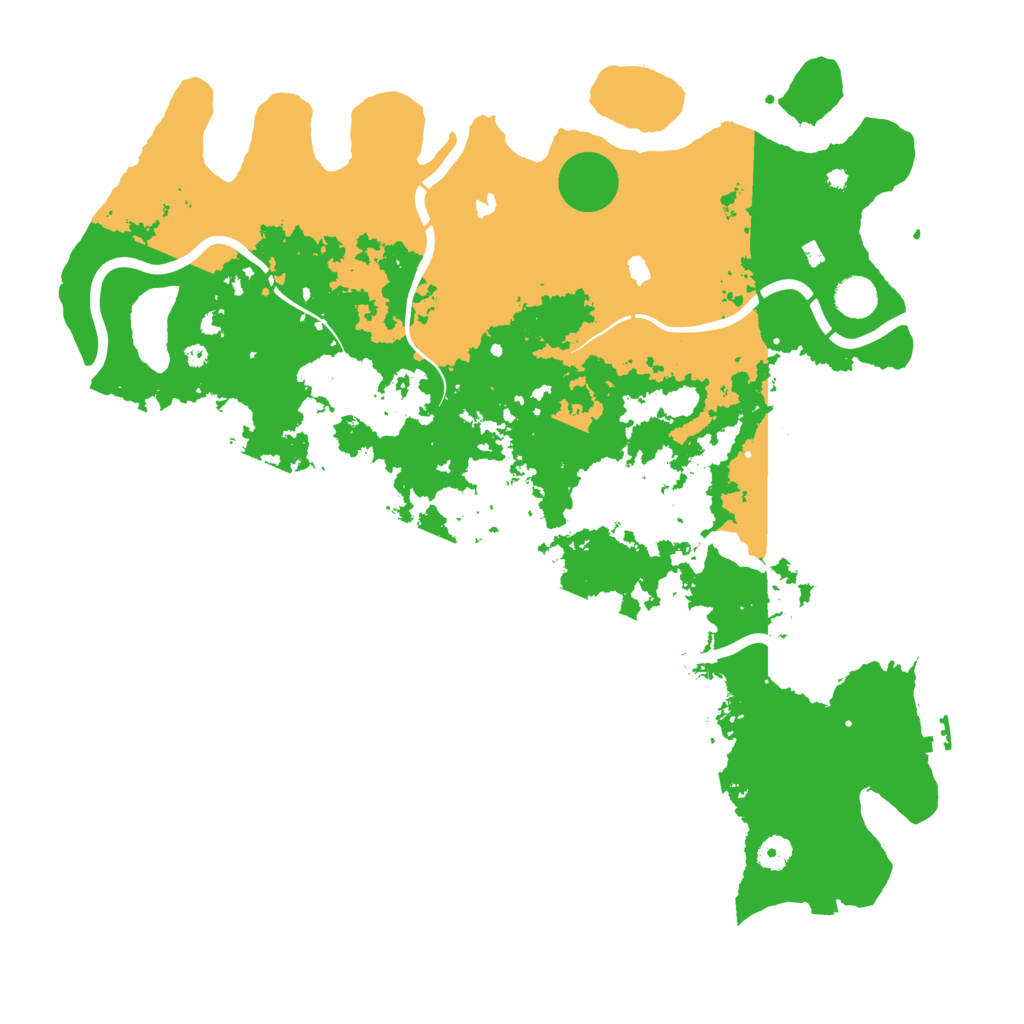 Biome Rust Map: Procedural Map, Size: 4500, Seed: 87931412