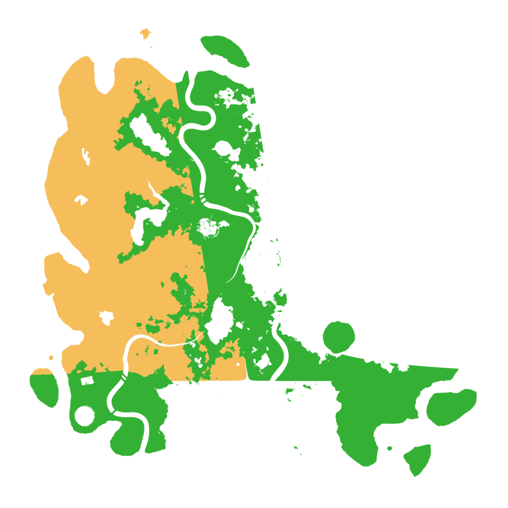 Biome Rust Map: Procedural Map, Size: 4500, Seed: 2051708139