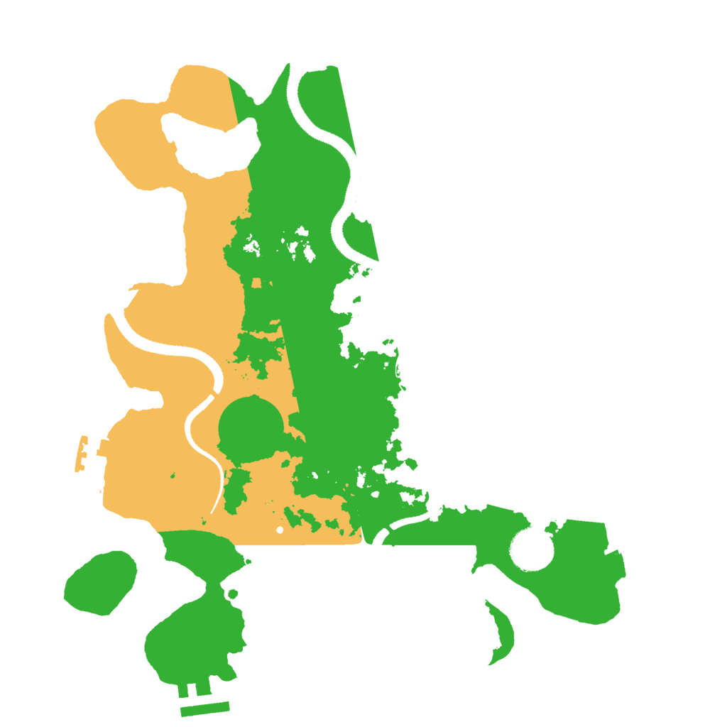 Biome Rust Map: Procedural Map, Size: 3000, Seed: 964545960