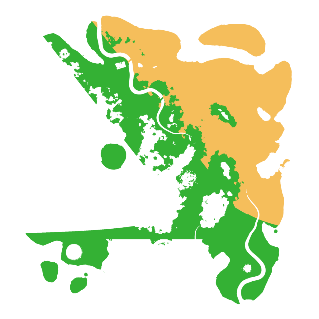 Biome Rust Map: Procedural Map, Size: 3500, Seed: 1147485279