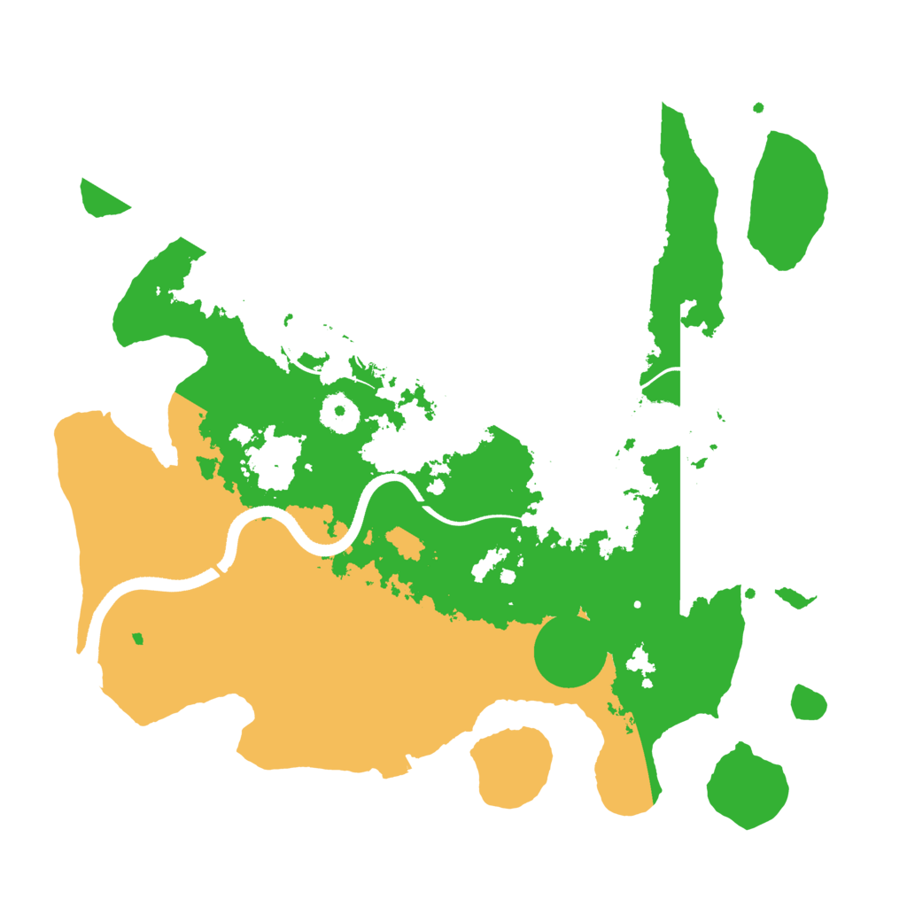 Biome Rust Map: Procedural Map, Size: 3500, Seed: 636242