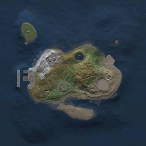 Thumbnail Rust Map: Procedural Map, Size: 1750, Seed: 1585344216, 4 Monuments