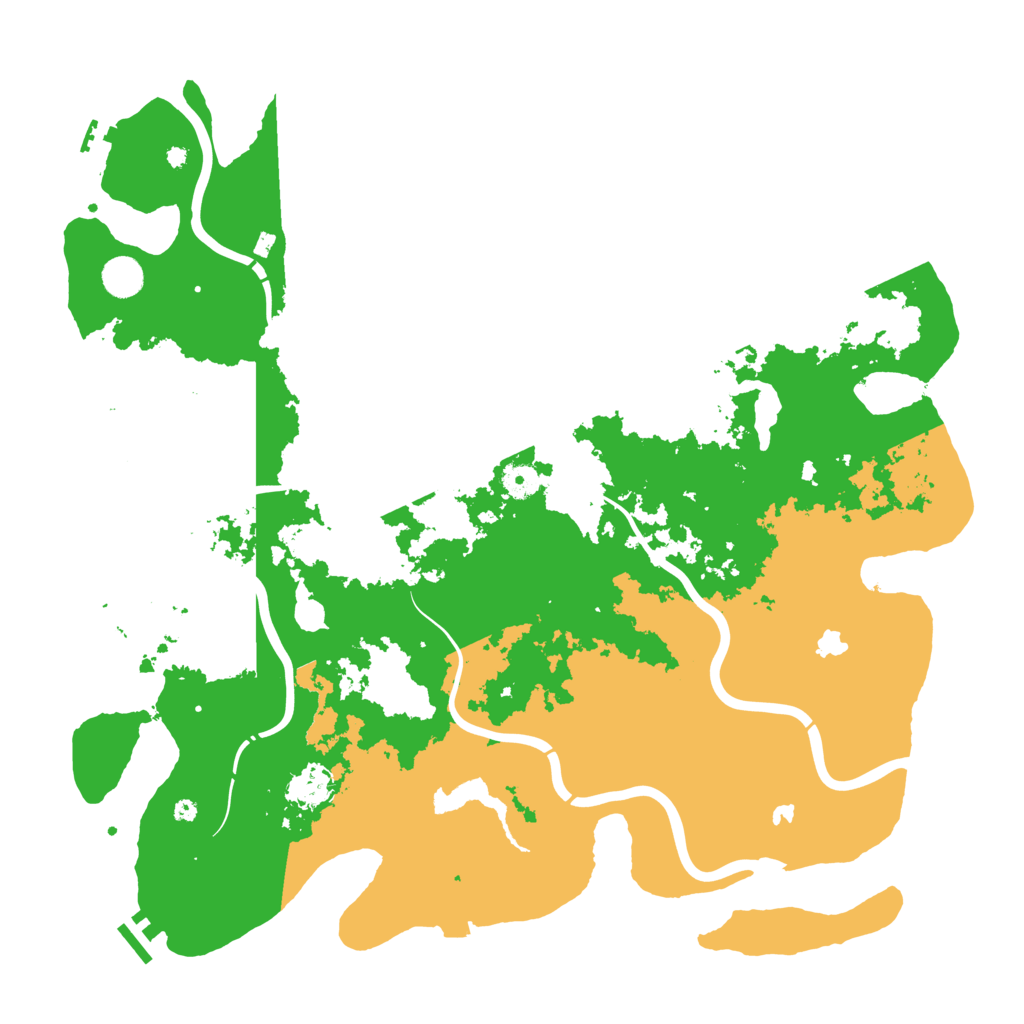Biome Rust Map: Procedural Map, Size: 4500, Seed: 861793603
