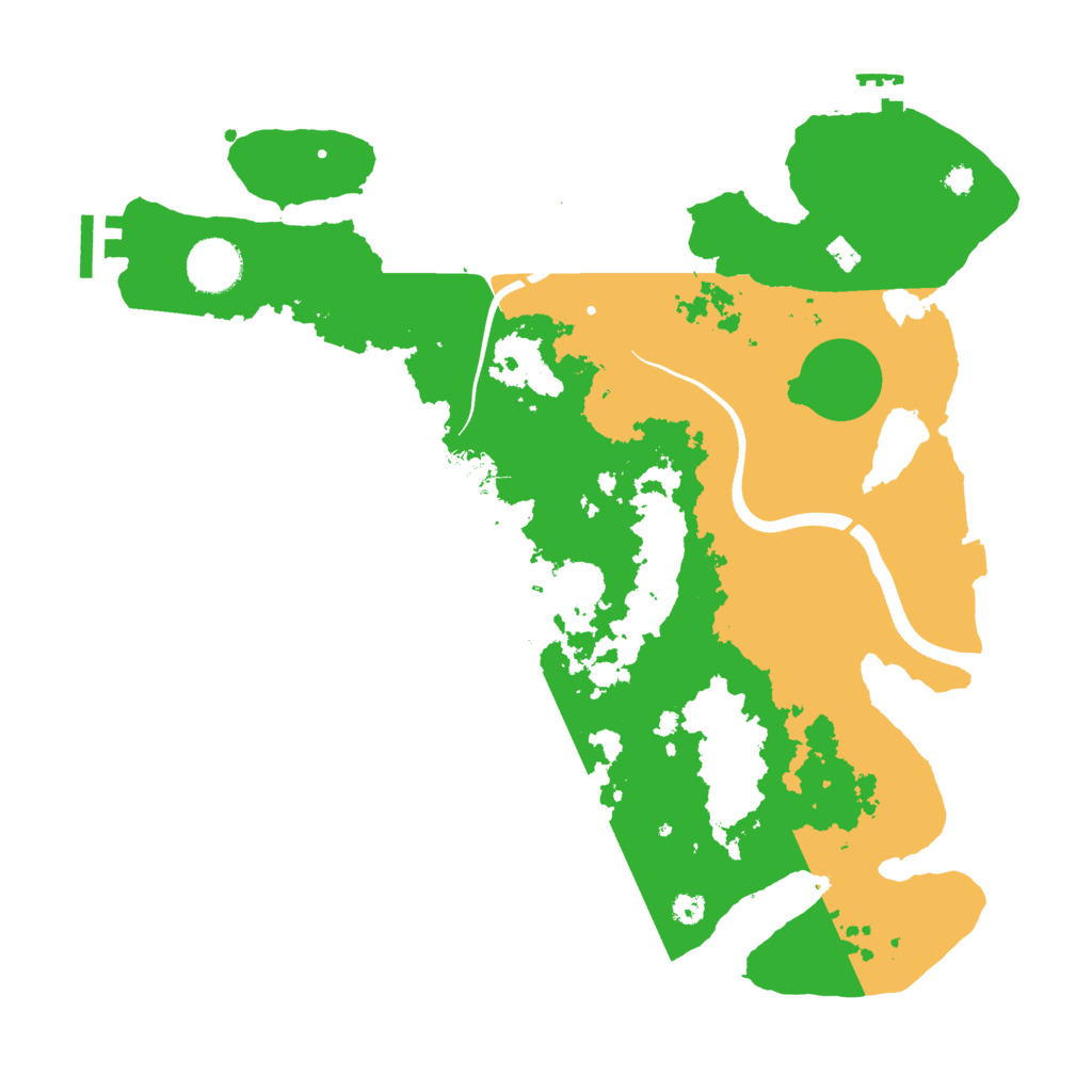 Biome Rust Map: Procedural Map, Size: 3500, Seed: 1811834554