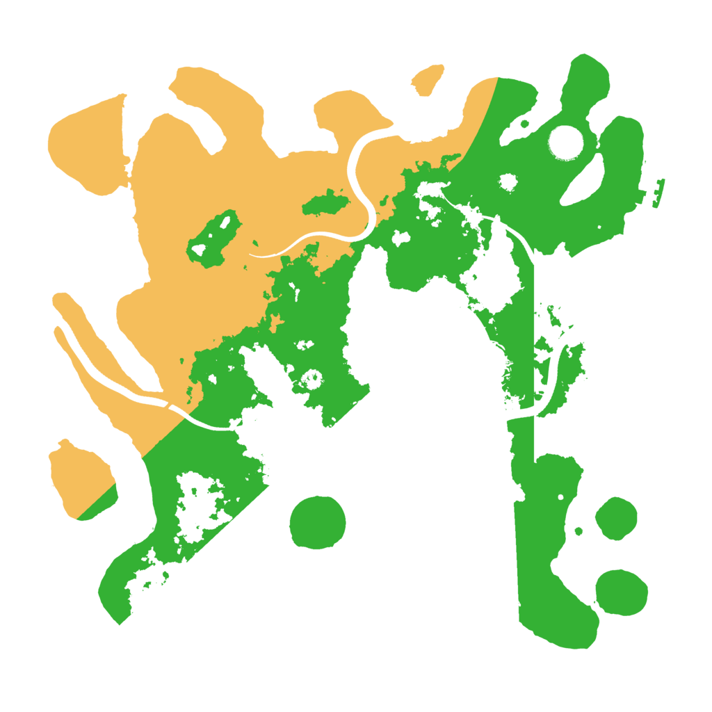 Biome Rust Map: Procedural Map, Size: 3600, Seed: 441672