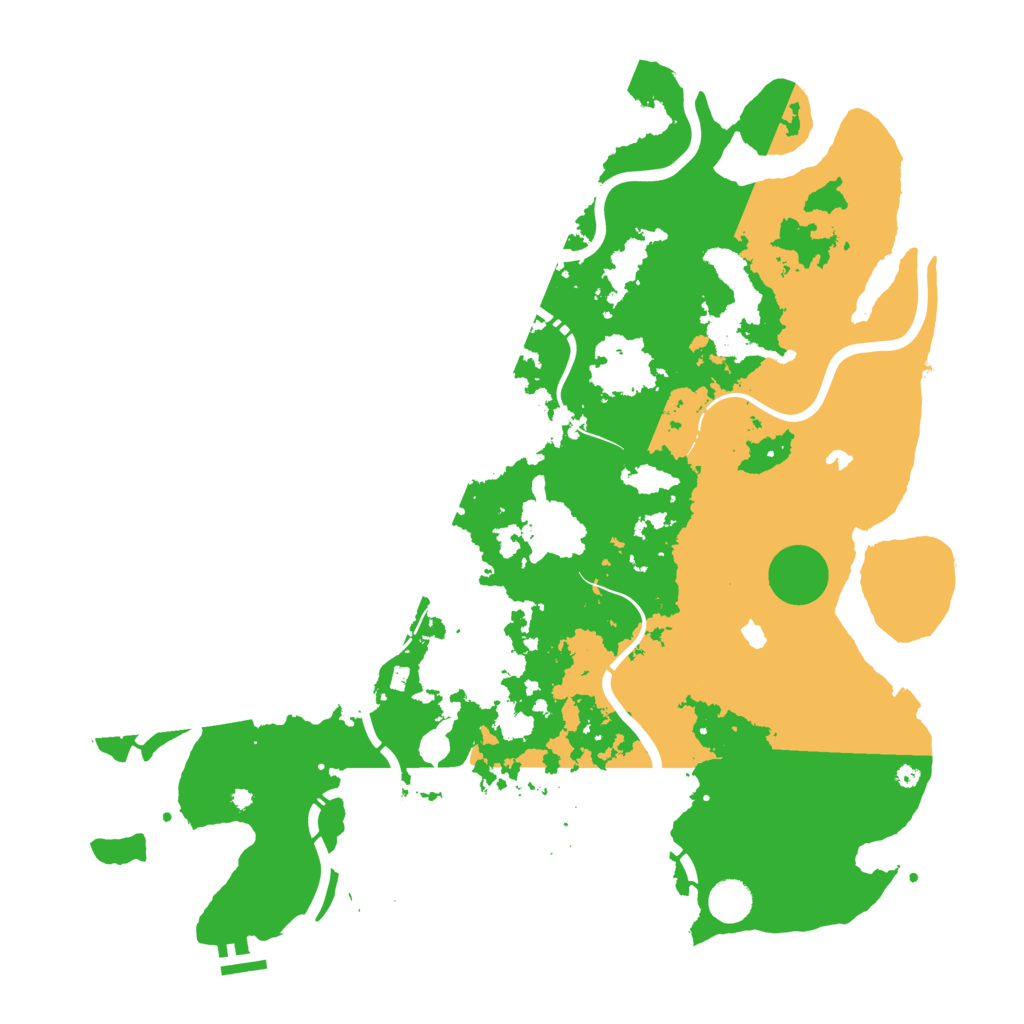 Biome Rust Map: Procedural Map, Size: 4500, Seed: 866
