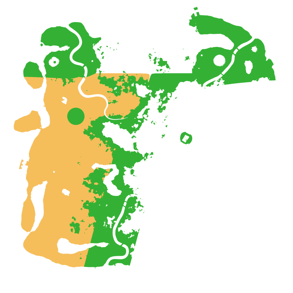 Biome Rust Map: Procedural Map, Size: 4500, Seed: 720312