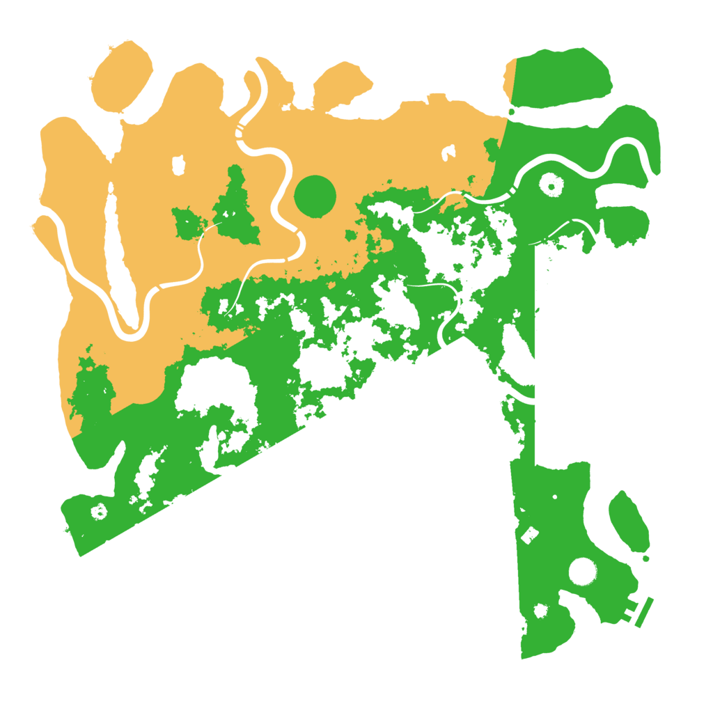 Biome Rust Map: Procedural Map, Size: 4500, Seed: 474602360