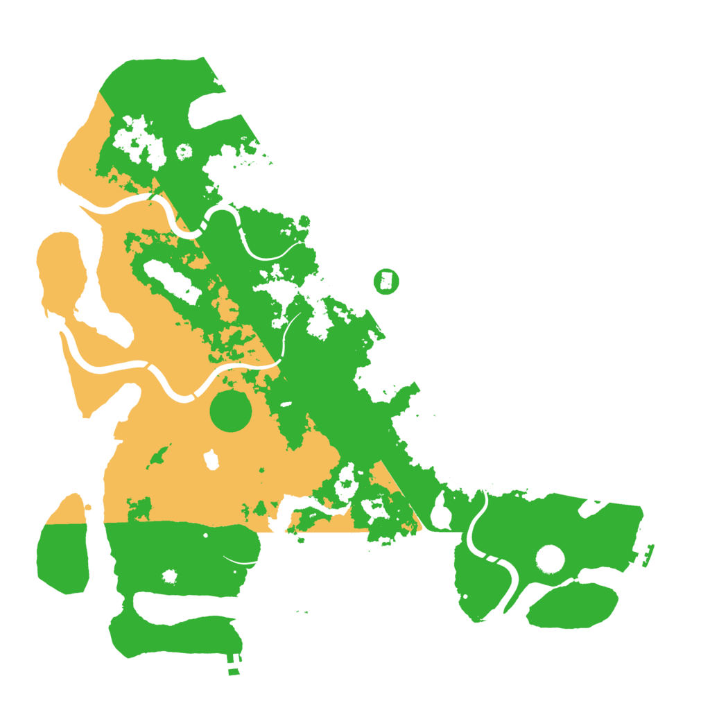 Biome Rust Map: Procedural Map, Size: 4450, Seed: 6633555