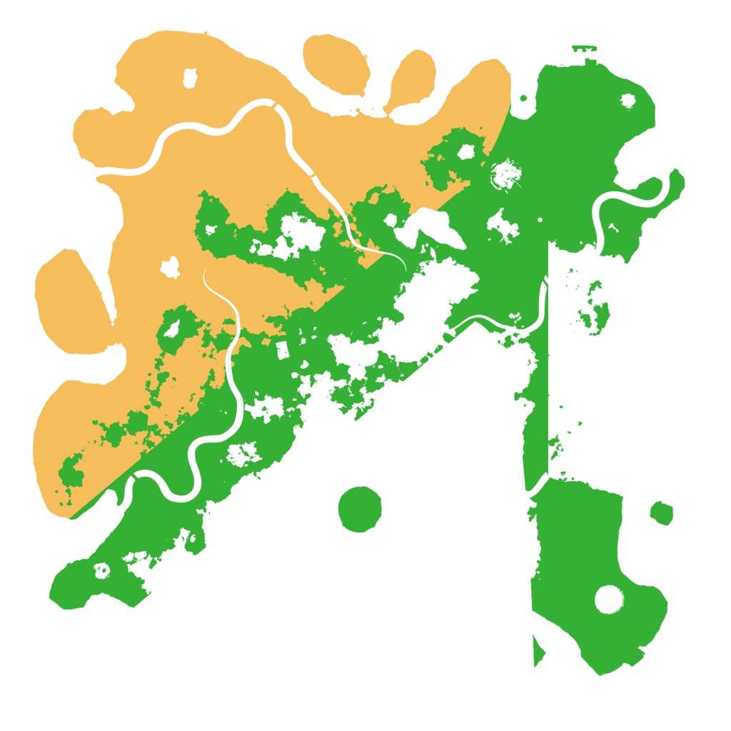 Biome Rust Map: Procedural Map, Size: 4500, Seed: 19951028