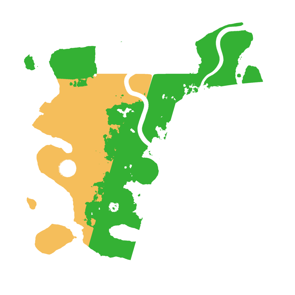 Biome Rust Map: Procedural Map, Size: 3000, Seed: 68294