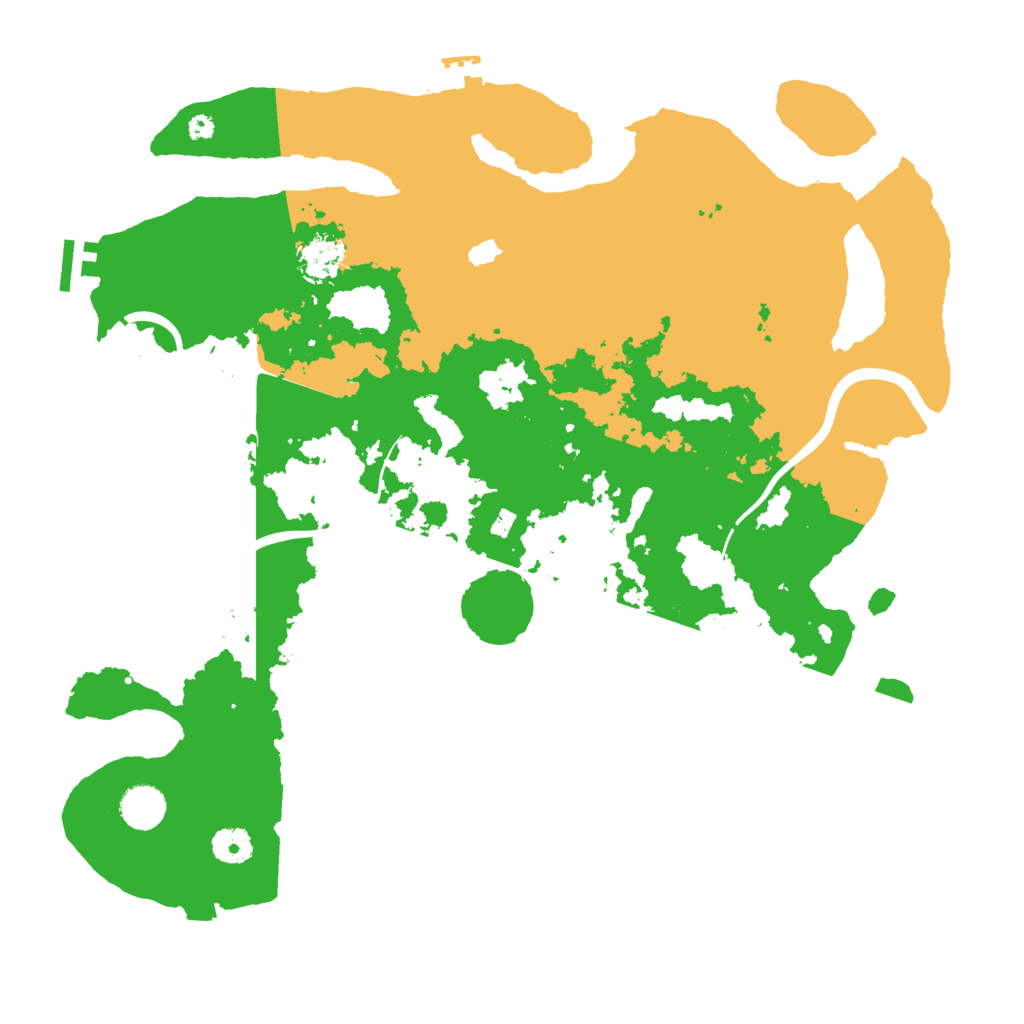 Biome Rust Map: Procedural Map, Size: 4000, Seed: 7210698