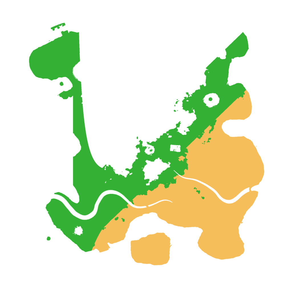 Biome Rust Map: Procedural Map, Size: 3000, Seed: 1194163663