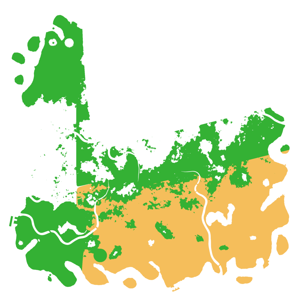 Biome Rust Map: Procedural Map, Size: 6000, Seed: 1701559846