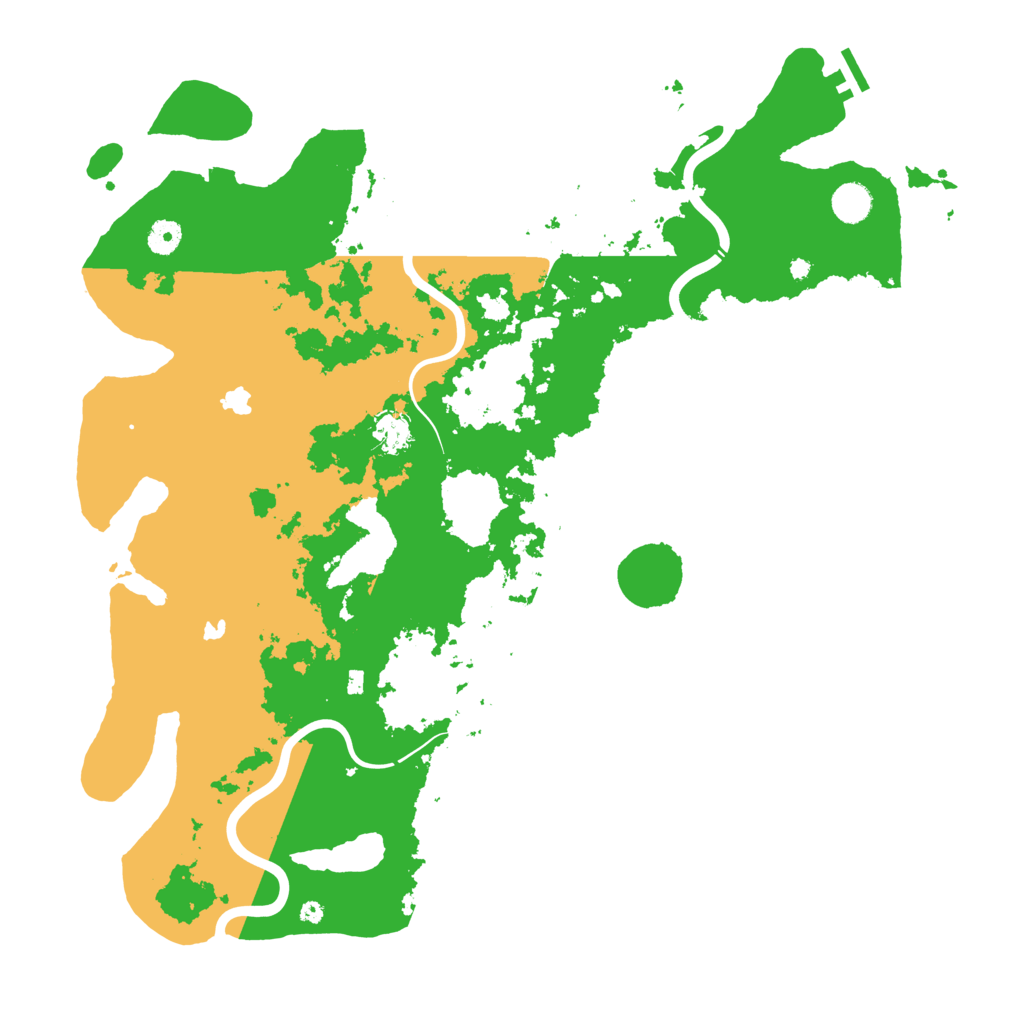 Biome Rust Map: Procedural Map, Size: 4500, Seed: 533587