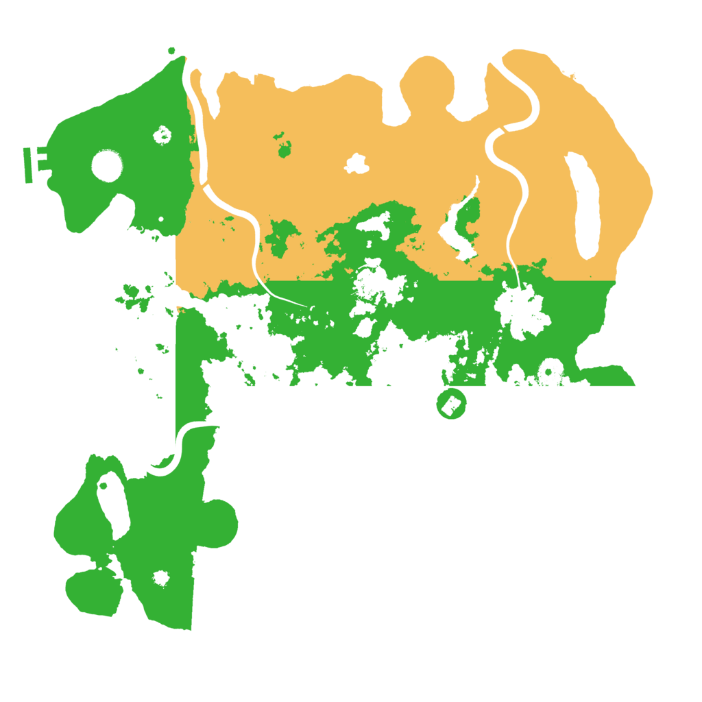 Biome Rust Map: Procedural Map, Size: 4000, Seed: 48681555