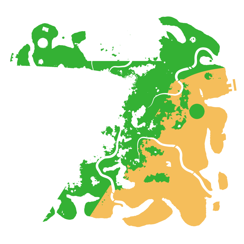 Biome Rust Map: Procedural Map, Size: 4250, Seed: 76642114