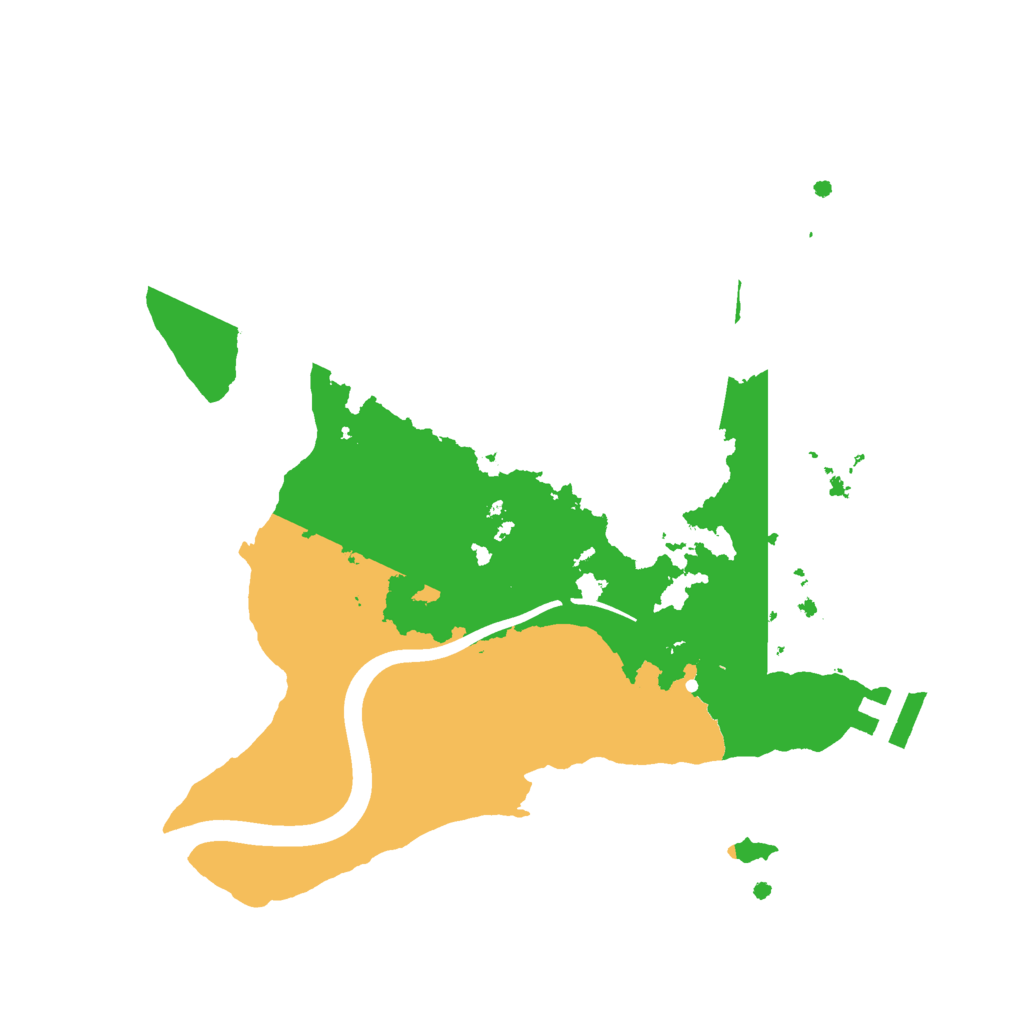 Biome Rust Map: Procedural Map, Size: 2350, Seed: 1147152485