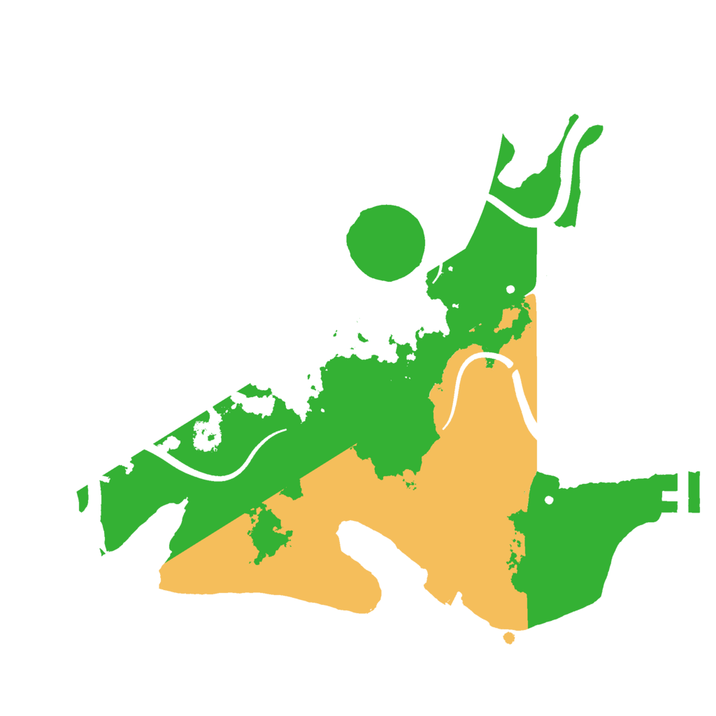 Biome Rust Map: Procedural Map, Size: 2500, Seed: 1481822402