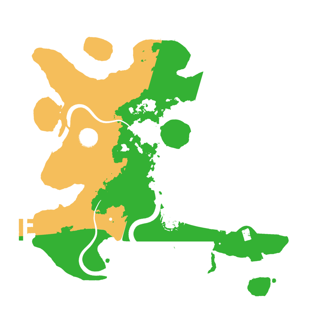 Biome Rust Map: Procedural Map, Size: 3000, Seed: 646205267