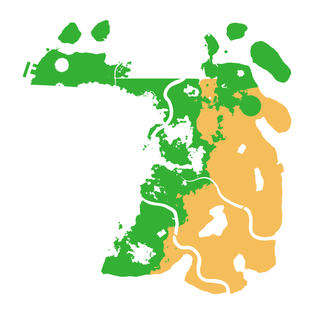 Biome Rust Map: Procedural Map, Size: 4000, Seed: 1382392576